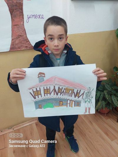 Нарисувай портрет на Васил Левски - творческа работилница в І ЦДО група - І и ІІІ клас 4